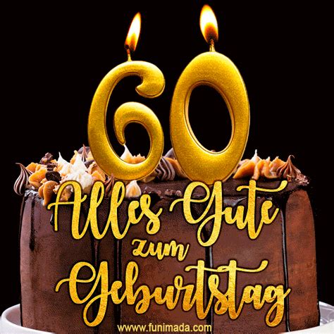 gif zum 60. geburtstag|Alles Gute zum 60. Geburtstag! Animiertes GIF mit 3D。